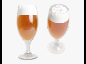 beer pint Modelo 3D