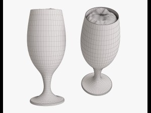 beer pint Model 3D