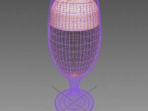 beer pint Model 3D