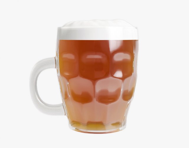 beer stein 3D 모델 .c4d .max .obj .3ds .fbx .stl .blend 