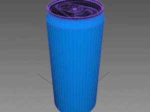 beverage slim can 250ml 3D Model