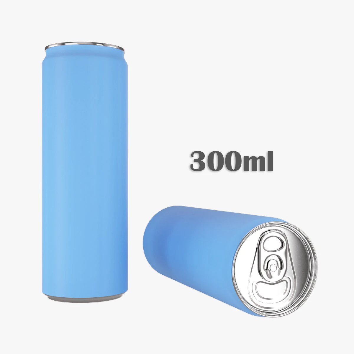 beverage slim can 300ml 3D Model .c4d .max .obj .3ds .fbx .stl .blend 