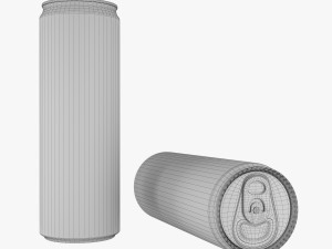 beverage slim can 300ml 3D Model