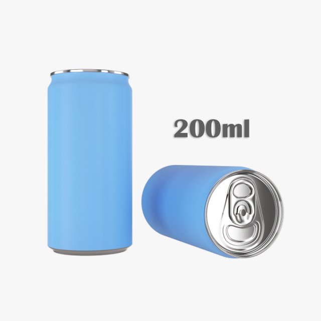 beverage slim can 200ml 3D मॉडल .c4d .max .obj .3ds .fbx .stl .blend 