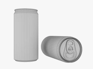 beverage slim can 200ml 3D Model