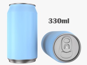 beverage can 330ml 3D Модель