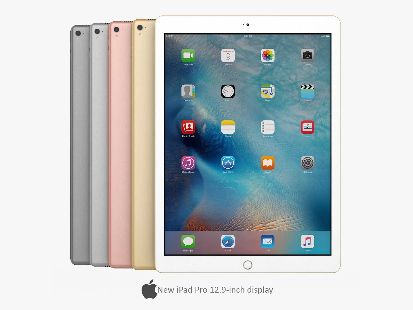 apple ipad pro 129 inch 3D Model .c4d .max .obj .3ds .fbx .stl .blend 