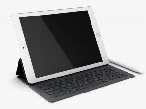 apple ipad pro 105 with smart keyboard 3D Model
