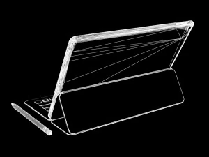 apple ipad pro 105 with smart keyboard 3D Model