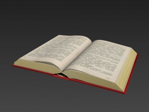 open book 3D Model
