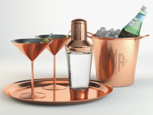 cocktail with shaker 02 3D Model