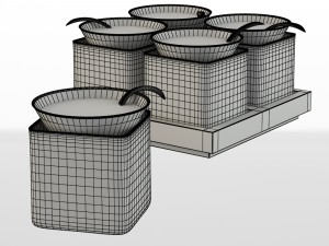 cocktail with lemon 3D Model