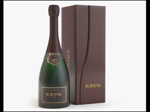 krug champagne 3D Model