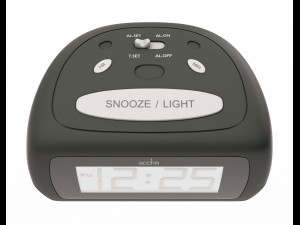 acctim 12343 auric alarm clock 3D Model