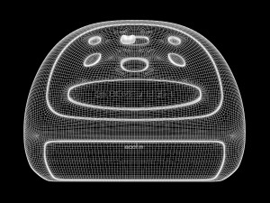 acctim 12343 auric alarm clock 3D Model