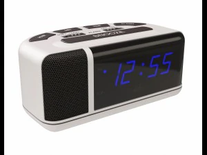 Actim Excelsior Blue LED, elektryczny, odważny budzik nocny Model 3D