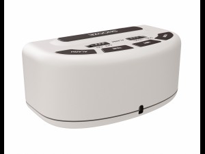 acctim excelsior blue led mains electric bold bedside alarm clock 3D Model