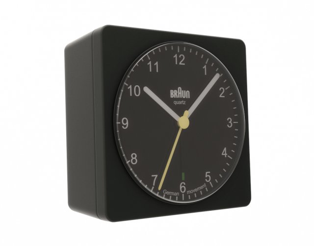 braun travel alarm clock 3D Model .c4d .max .obj .3ds .fbx .stl .blend 