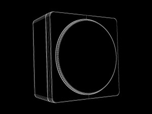 braun travel alarm clock 3D Model