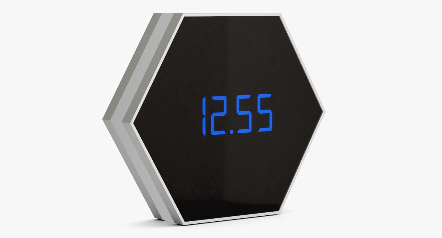 alarm clock nr09 3D Model .c4d .max .obj .3ds .fbx .stl .blend
