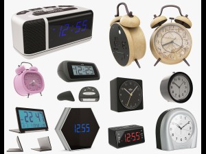3d alarm clocks model 3D Model
