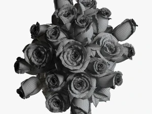 꽃 comp01 3D 모델