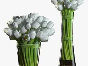 꽃 comp01 3D 모델