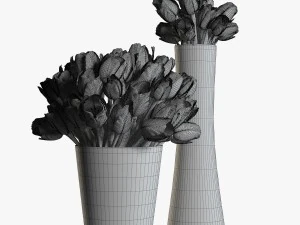 꽃 comp01 3D 모델