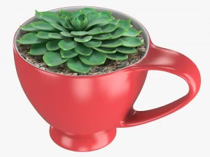 12 pot plant s 3D Model