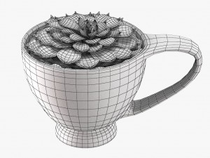 12 pot plant s 3D Model