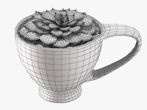 12 pot plant s 3D Model