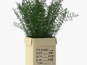 24 pot plant s 3D Model