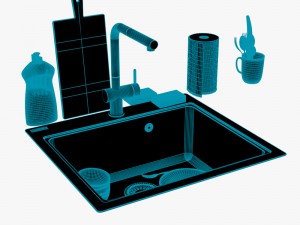 kitchen set 01 Modelo 3D