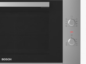 90 cm built-in single oven serie 6 bosch 3D-Modell