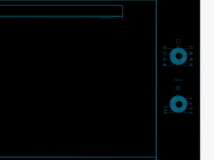 90 cm built-in single oven serie 6 bosch 3D-Modell