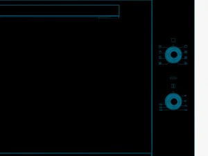 90 cm built-in single oven serie 6 bosch 3D Model