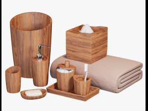 bathroom accessories vol 01 3D Model