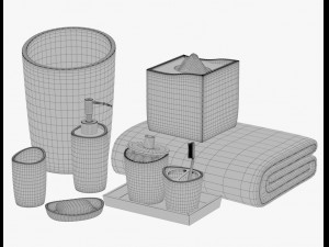 bathroom accessories vol 01 3D Model