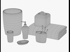 bathroom accessories vol 01 3D Model