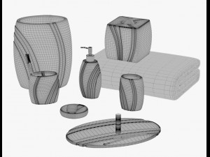 bathroom accessories vol 01 3D Model