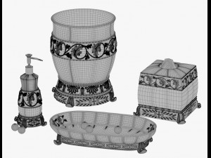 bathroom accessories vol 01 3D Model