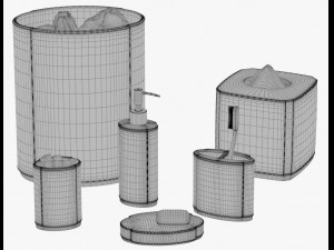 bathroom accessories vol 01 3D Model
