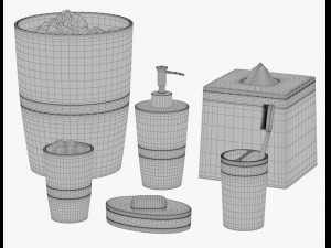 bathroom accessories vol 01 3D Model