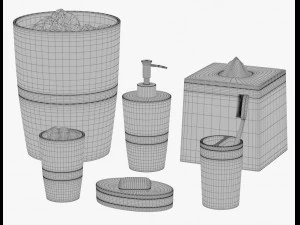 bathroom accessories vol 01 3D Model