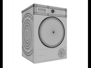 3d bosch dryer wty87781oe 3D Model