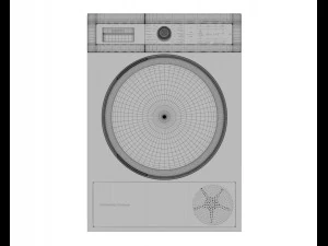 3d bosch dryer wty87781oe 3D Model