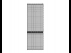 bosch fridge kgn49sb3ar Model 3D