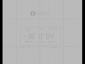 bosch fridge kgn49sb3ar Model 3D