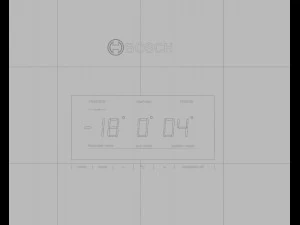 bosch fridge kgn49sb3ar 3D Model