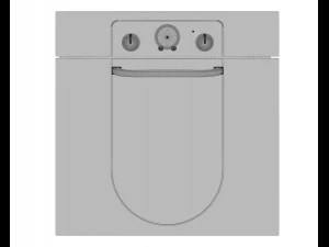3d bosch oven hba23bn61 3D Model